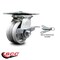 Service Caster 4 Inch V Groove Semi Steel Caster with Roller Bearing and Brake/Swivel Lock SCC SCC-35S420-VGR-SLB-BSL - alternate 6